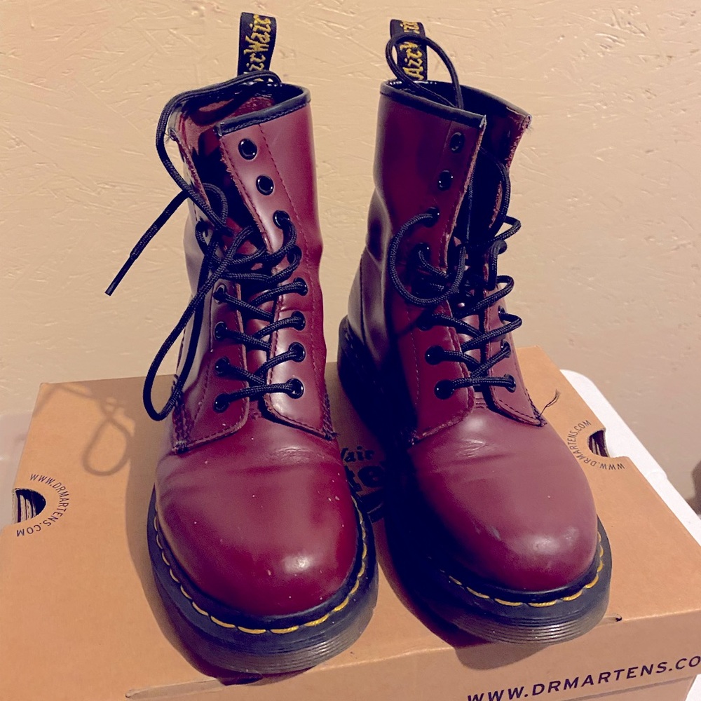 Dr Martens leather boots